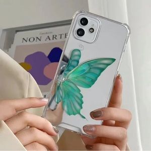 Mirror butterfly iPhone case cover 12 protector silicone Apple cell cartoon new